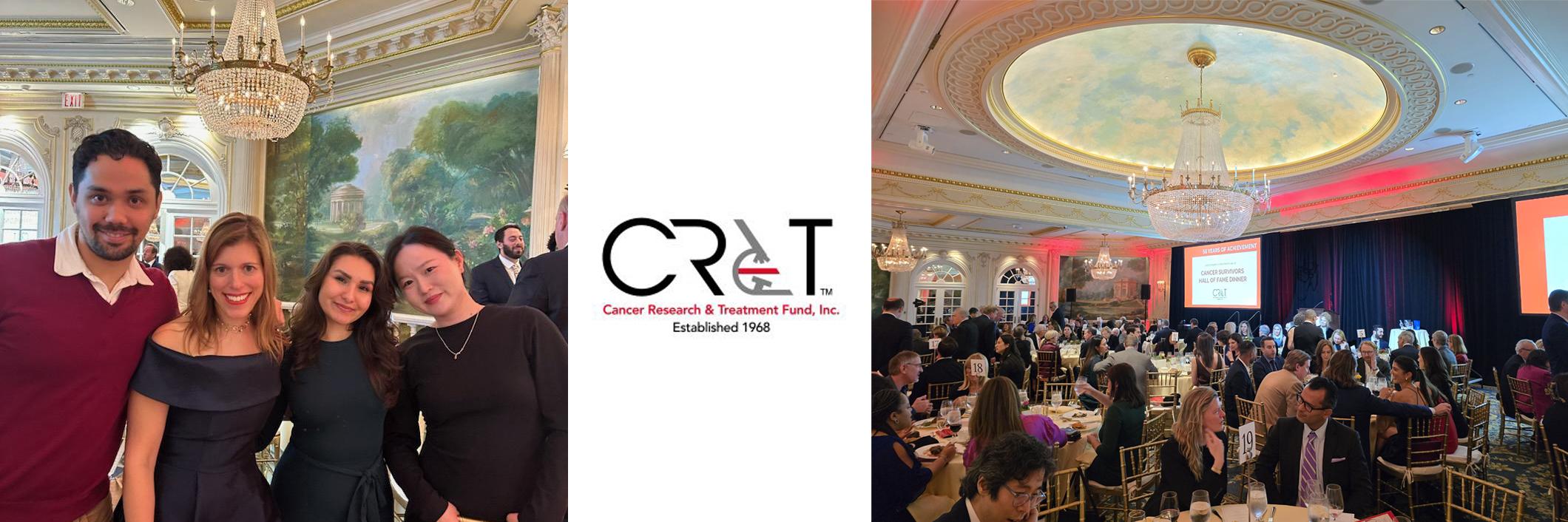 Dr. Siolas and her lab team at the CR&T Gala